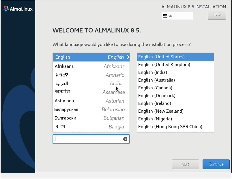 install alma linux 8